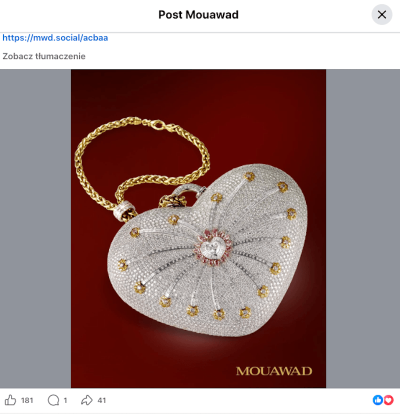 najdroższe torebki na świecie z modelem 1001 nights diamond purse mouawad