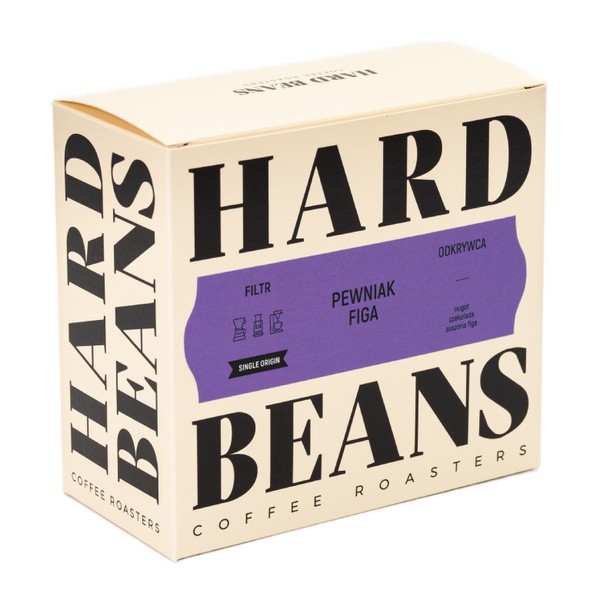 kawa Hard Beans Pewniak Figa w opakowaniu
