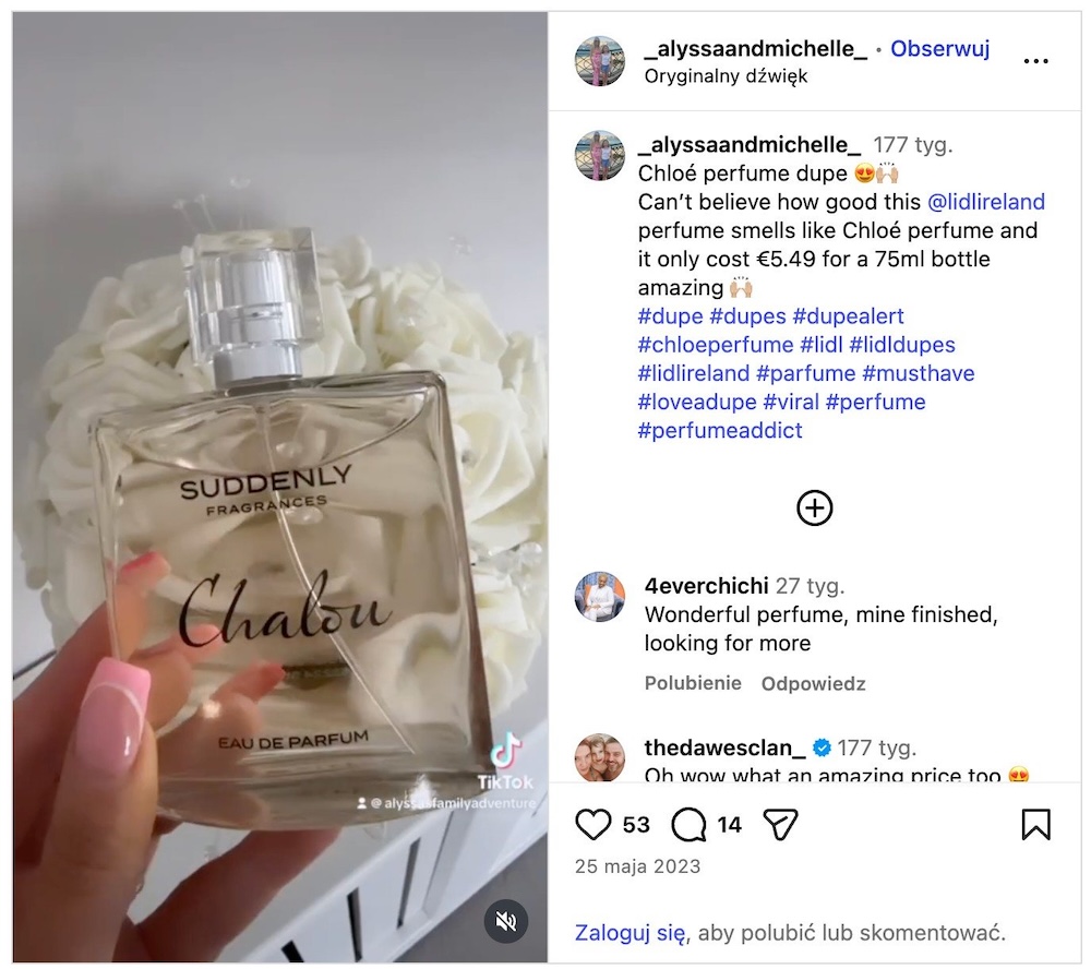 najlepsze zamienniki perfum Chloé Eau de Parfum